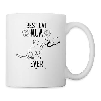 Best Cat Mum Ever - Best Cat Mum in the World - Mug - white - Right