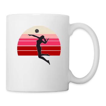 Volleyball vintage - Mug - white - Right