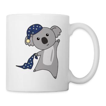 Koala Schlafmütze Koalas niedliche Tiere für Kids - Tasse - Weiß - Rechts