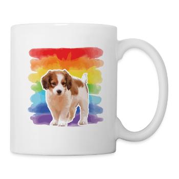 Chiot kooikerhondje - Mug blanc - blanc - Droite