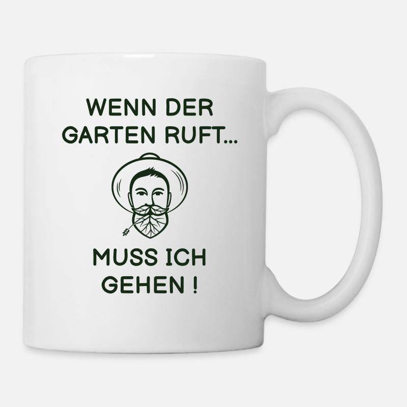 Garten - Tasse - Weiß