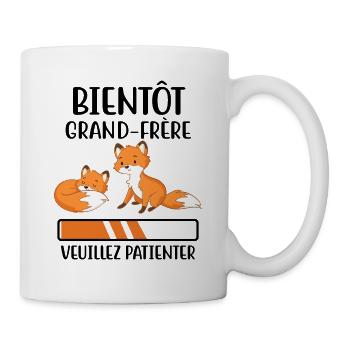 Bientôt grand frère - Futur grand frère - Mug blanc - blanc - Droite