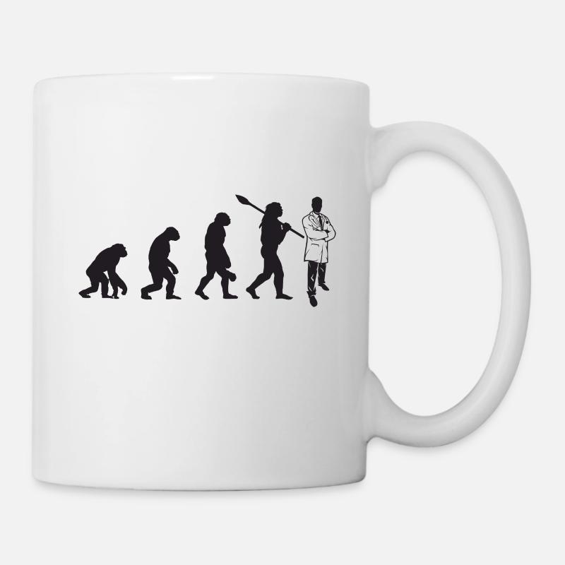 Médecin urgentiste évolution paramédical rythme cardiaque médecin - Mug blanc - blanc