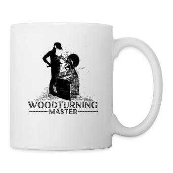 Tourneurs Drechselbank Drechsel - Mug blanc - blanc - Droite