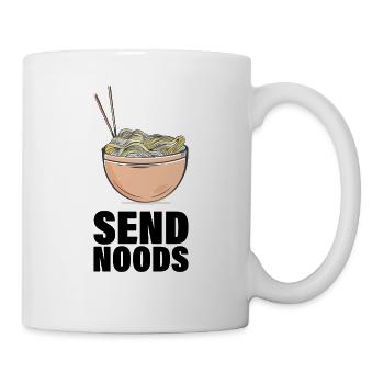 Nudeln Pasta Ramen Nudelliebhaber Geschenk - Tasse - Weiß - Rechts