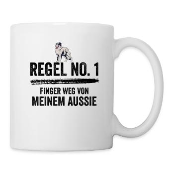 Australian Shepherd Hund Aussie Hundebesitzer Gesc - Tasse - Weiß - Rechts