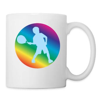 Tennis kids boy gift - Mug - white - Right