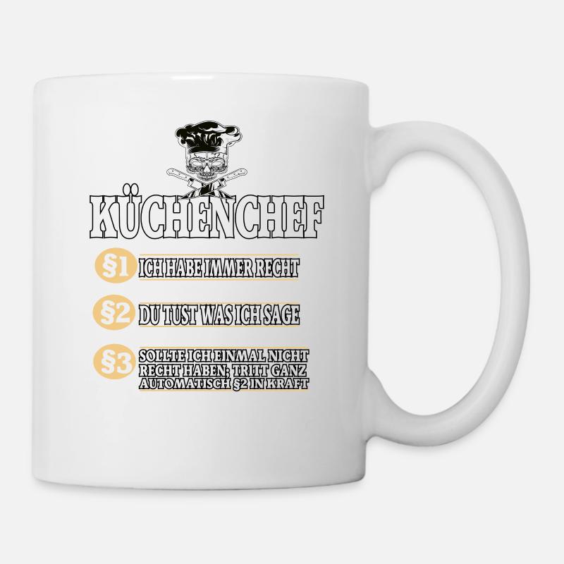 Küchenchef Koch Kochen - Tasse - Weiß