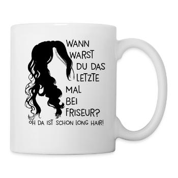 Friseurin Geschenk - Tasse - Weiß - Rechts