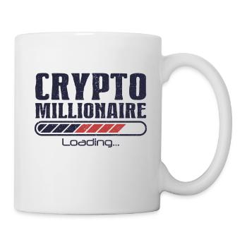 Crypto Millionaire Funny Bitcoin Crypto - Mug blanc - blanc - Droite