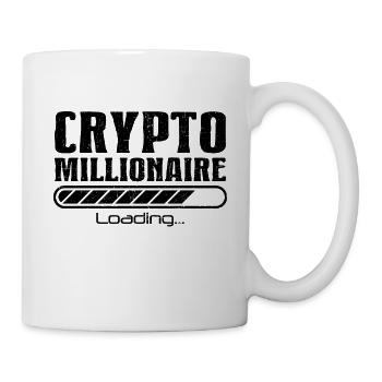 Crypto Millionaire Funny Bitcoin Crypto - Mug blanc - blanc - Droite