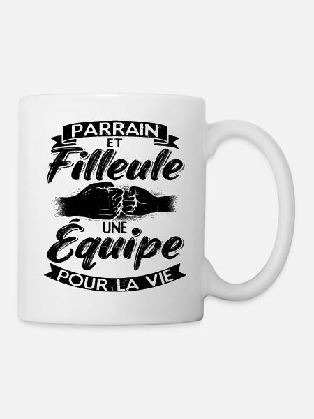 Parrain et Filleule - Équipe Pour La Vie - Mug blanc - blanc