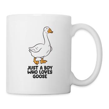 Just a Boy Who Loves Goose - Mug - white - Right