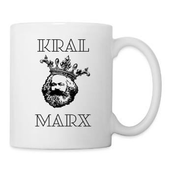 Karl Marx - KRAL Marx mit Krone - Tasse - Weiß - Rechts