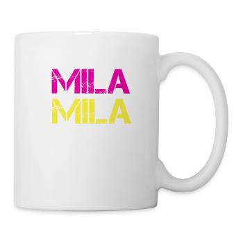 Mila - Tasse - Weiß - Rechts
