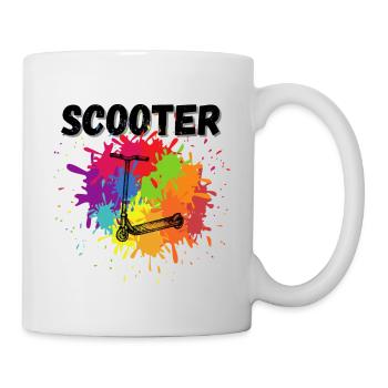 Scooter stunt scooter - Mug - white - Right