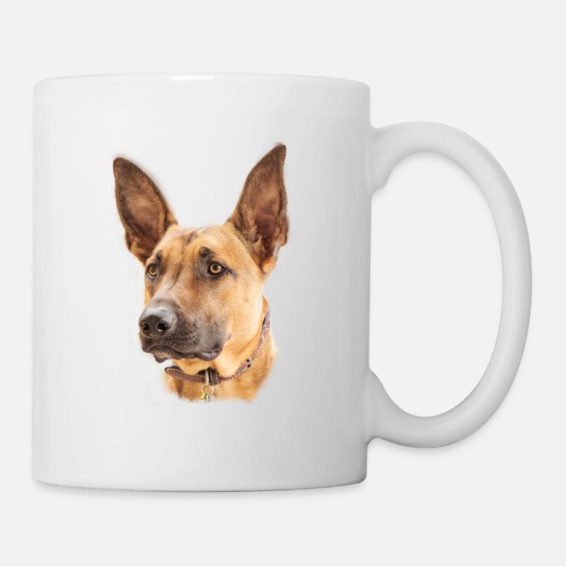 Malinois Belgian Dog Design Gift - Mug - white