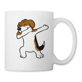Cute Dabbing Beagle Dog Kids Dabbing Beagle - Mug - white - Right