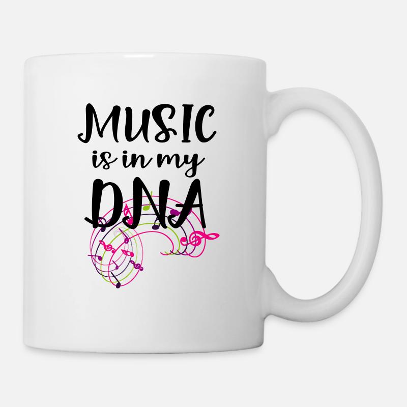 Rocker Music DNA Rock Drums Trommestik - Mugg - vit