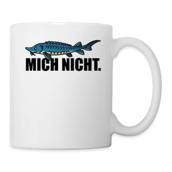 Stör Angler witzig Stör mich nicht - Tasse - Weiß - Rechts
