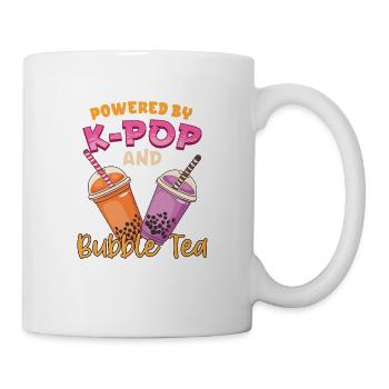Powered By KPOP and Bubble Tea ... K-Pop - Mug - white - Right