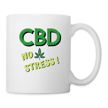 CBD No Stress ! - Mug blanc - blanc - Droite