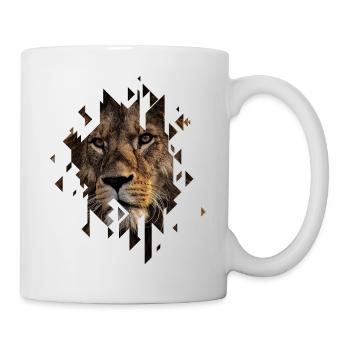 Lion Lion King Jungle Africa Safari Animal - Mug - white - Right