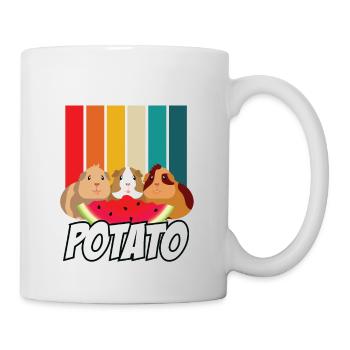 Cadeau pour les propriétaires de cochons d'Inde mignons - Mug blanc - blanc - Droite