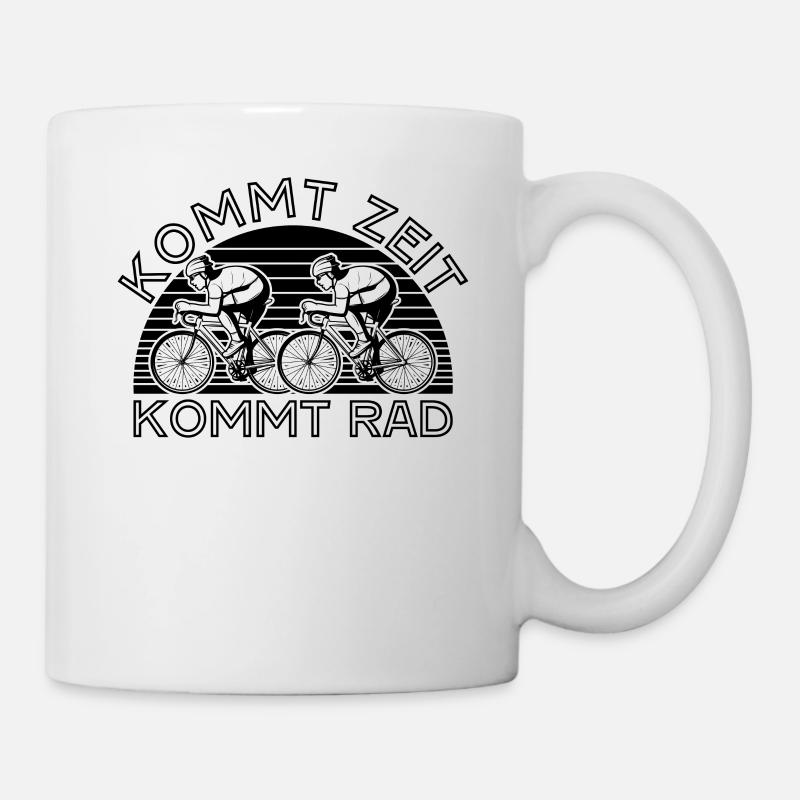 Radfahren Spruch - Tasse - Weiß