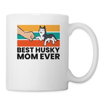 Meilleur Husky Mom Ever Siberian Husky Mom - Mug blanc - blanc - Droite