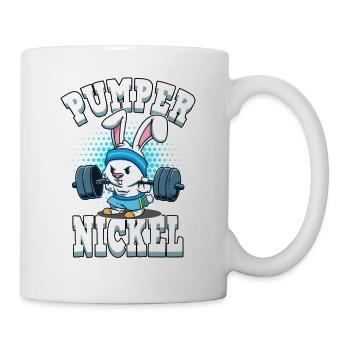 Fitness bodybuilding pumpernickel gift - Mug - white - Right