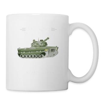 Armee Panzer Veteran Militär Geschenk - Tasse - Weiß - Rechts