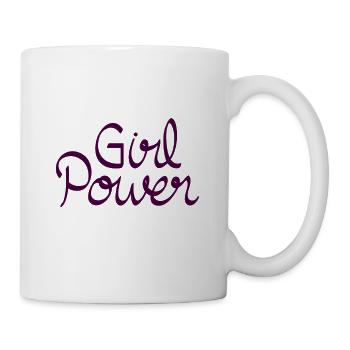 girl power - Tasse - Weiß - Rechts