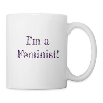 féminisme - Mug blanc - blanc - Droite