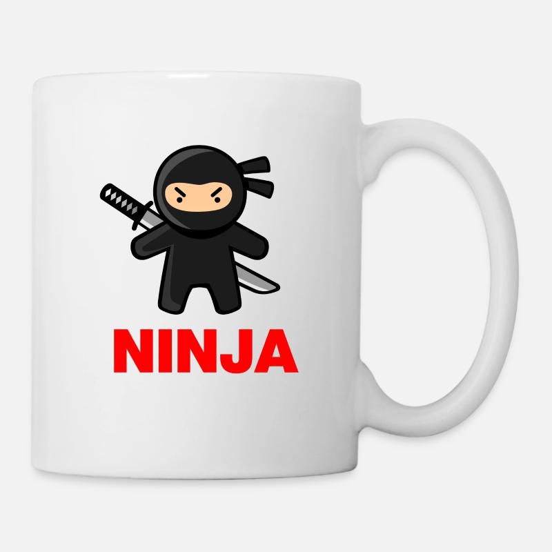 Ninja mignon - Mug blanc - blanc