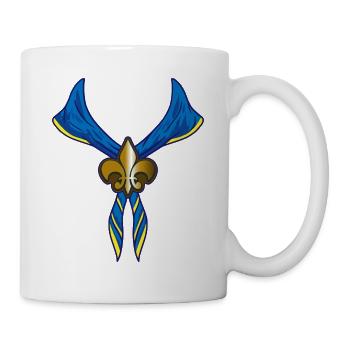 Pfadfinder Scout Pfadfinderkluft Lilie Knoten - Tasse - Weiß - Rechts