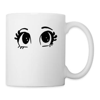 yeux - Mug blanc - blanc - Droite