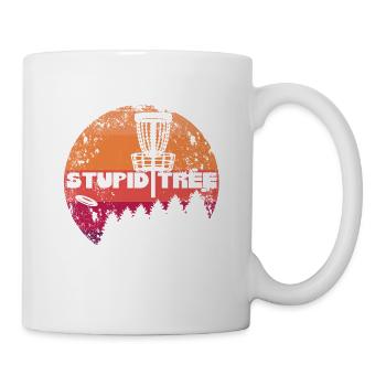 Stupid Tree Funny Golfer Gift Tree - Mug - white - Right