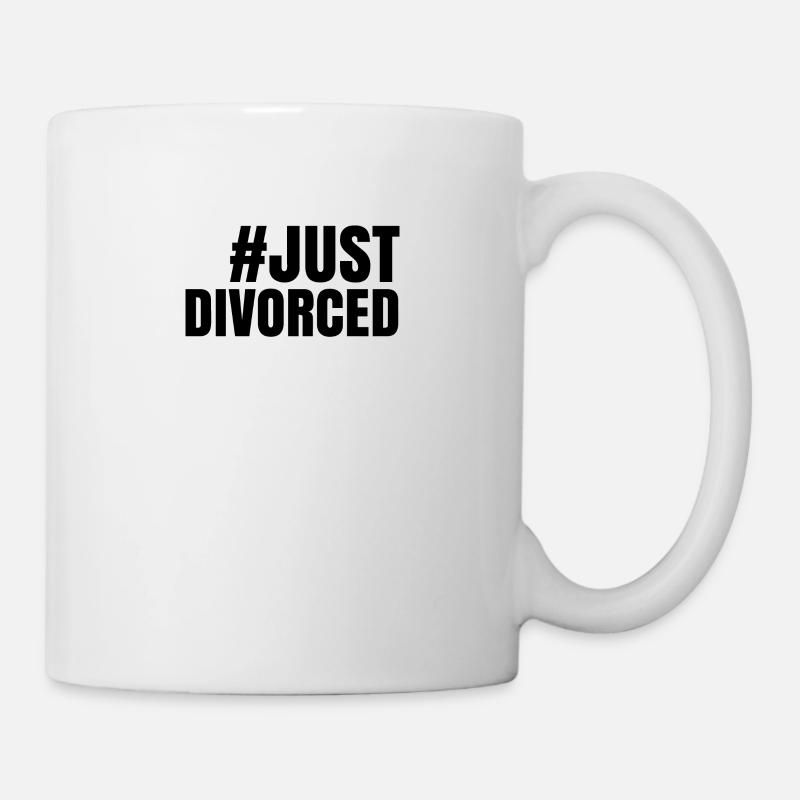 Divorcée divorce divorce divorce - Mug blanc - blanc
