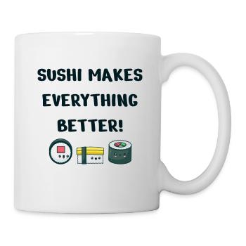 Sushi - Tasse - Weiß - Rechts