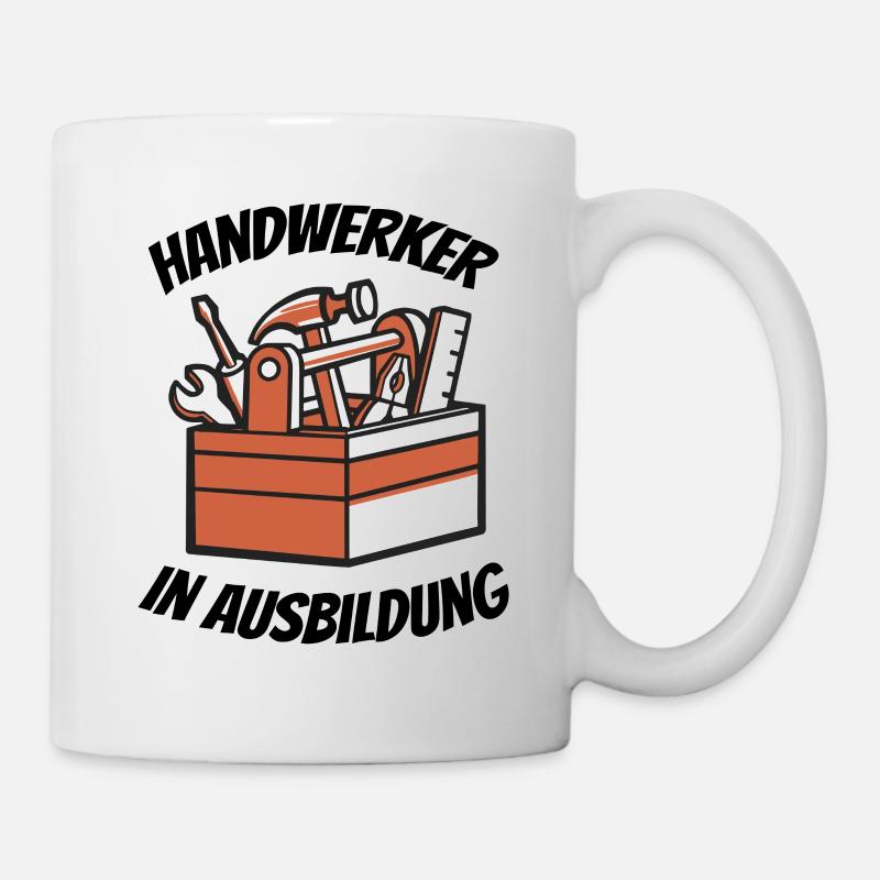Handwerker Lehrling Azubi Stift Geschenk Handwerk - Tasse - Weiß