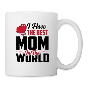 Meilleure maman du monde - Mug blanc - blanc - Droite