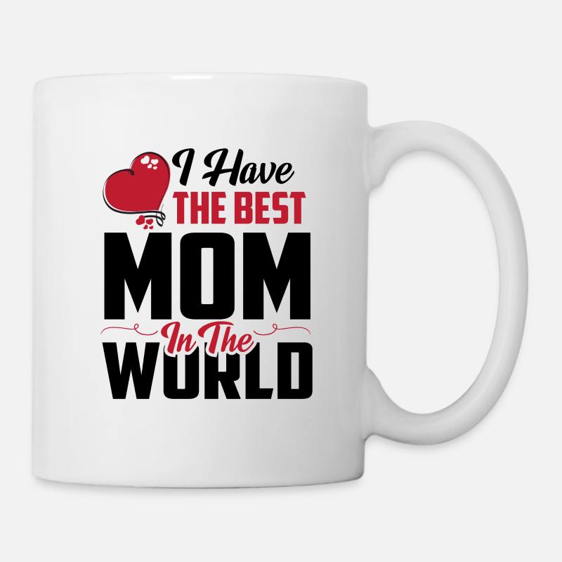 Beste Mutter der Welt - Tasse - Weiß