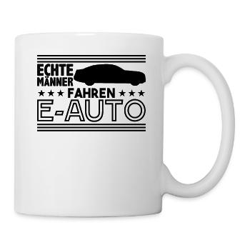 Elektroauto Fan - Tasse - Weiß - Rechts
