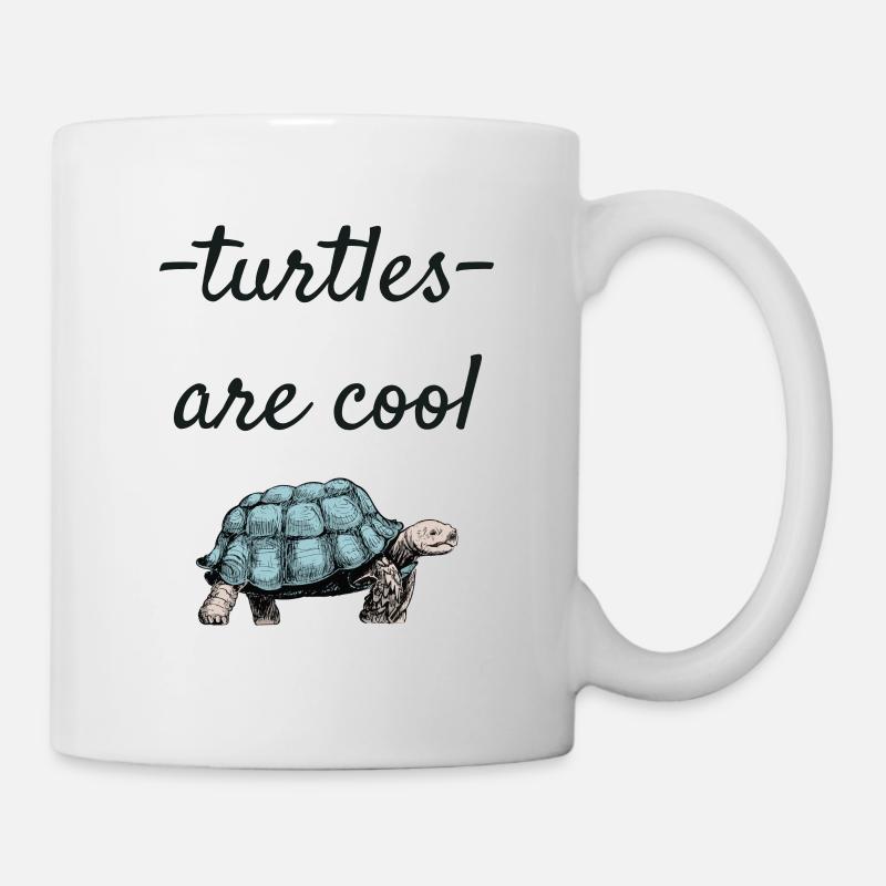 tortue - Mug blanc - blanc