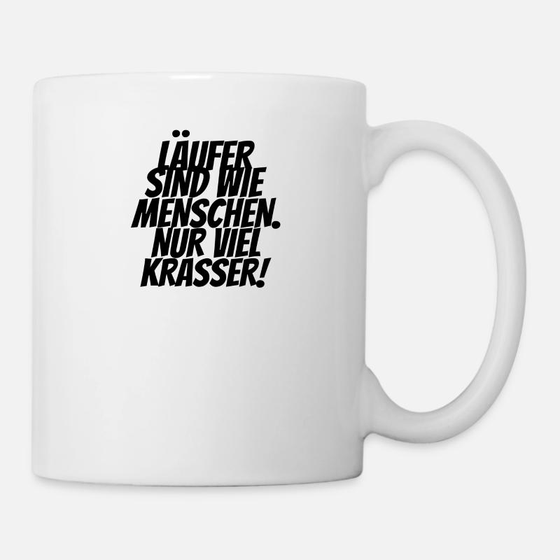 Läufer sind krass - Tasse - Weiß