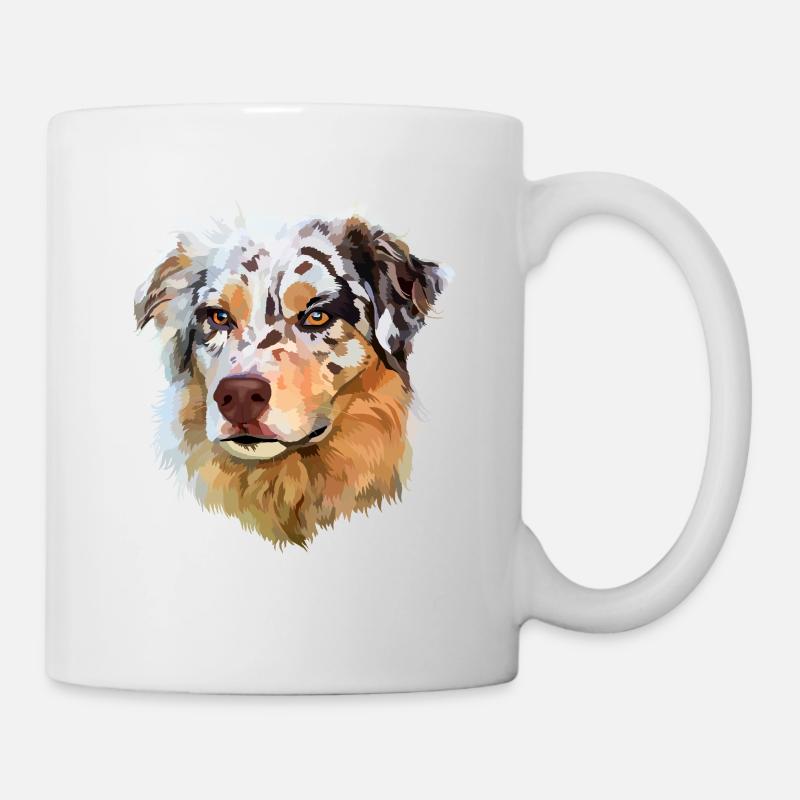 Australian Shepherd - Mug - white