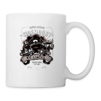 Sidemount diving cave diving gift no limits - Mug - white - Right