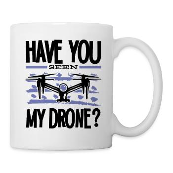 Avez-vous vu mon drone - conception de drone - Mug blanc - blanc - Droite