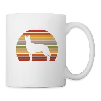 Kurzhaarcollie Vintage Familienhund Geschenk - Tasse - Weiß - Rechts